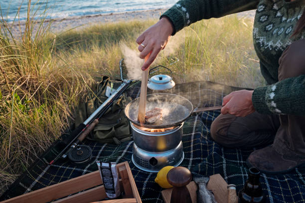 Camp stove fuel types are explained.
